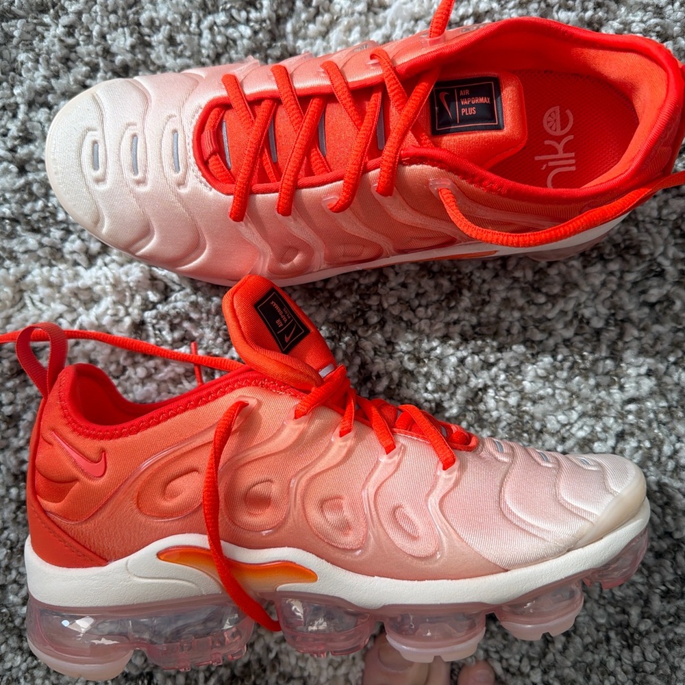 Women’s Nike Air VaporMax Plus Gradient Red Sneakers